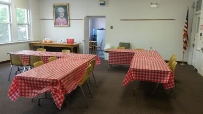 The room where Summer Lunches are served at the East Smithfield Library